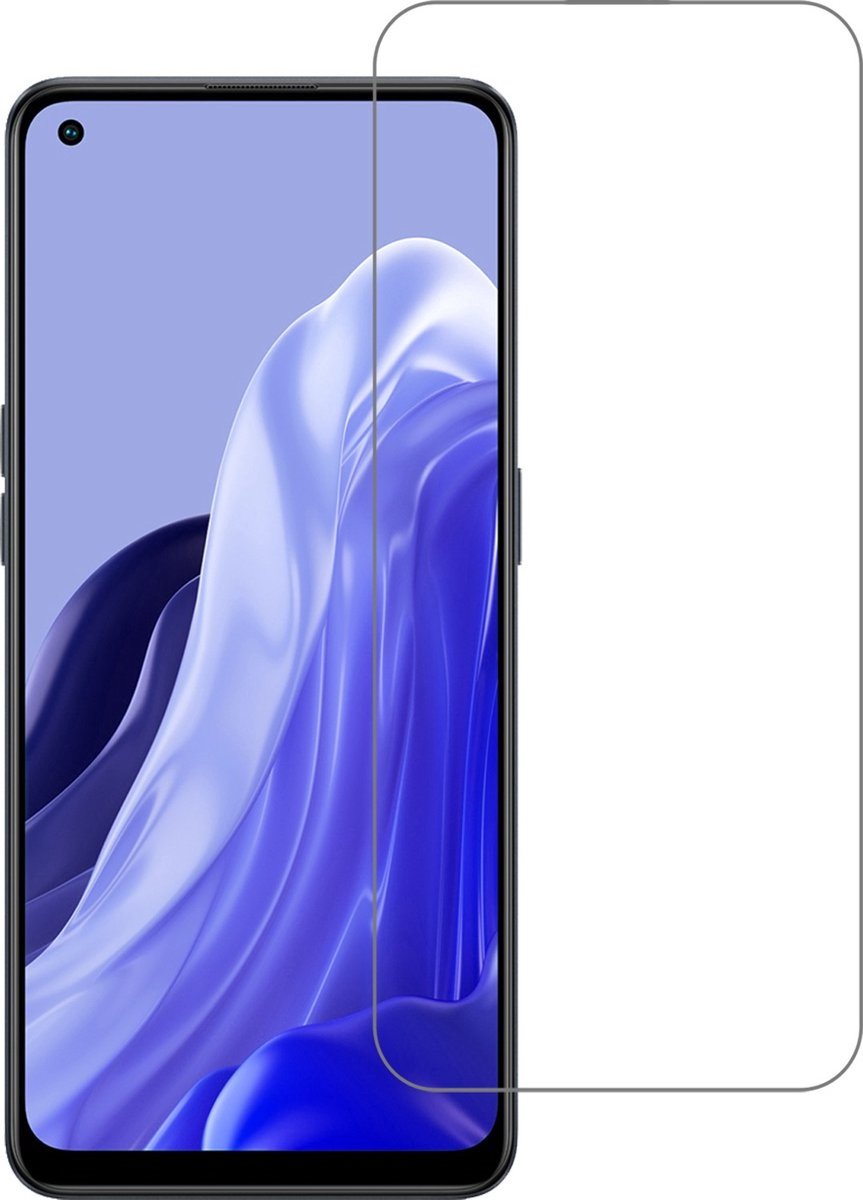 LuxeBass Screenprotector geschikt voor Oppo Reno 7 - Gehard Glas - glas scherm - bescherming