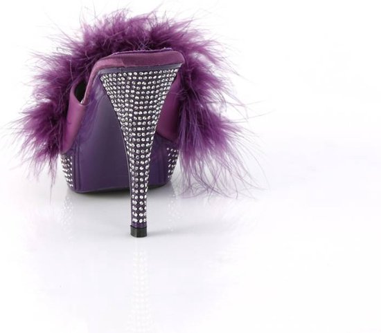 Fabulicious Sandales à Talons -40 Chaussures- ELEGANT-401F US 10 Violet