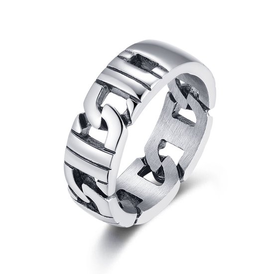 Twice As Nice Ring en acier inoxydable, anneau de commutation de 8 mm 68