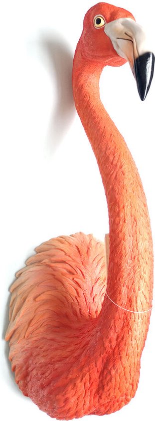 Beekwilder LVT tête de flamant rose - animaux - tête - décoration murale