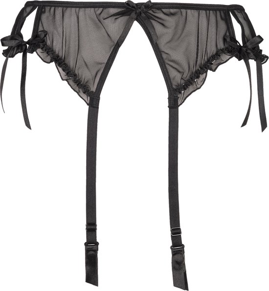 V8752PS Plus Size garter belt black