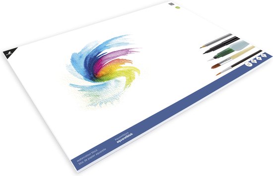 Kangaro aquarelpapier – A3 – 300 grams – 16 vel – roomwit – zuurvrij – K-5303