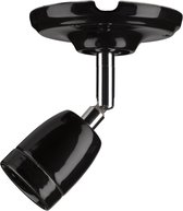 Plafonnier / Applique Porcelaine Noire E27 Support de lampe bras réglable