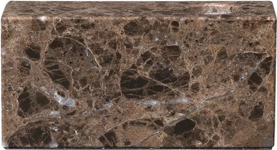 BLOMUS - Bloc - Bougeoir 5.5x11cm Marron