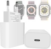USB C Adapter voor Apple Watch Series 8 en Ultra - Snellader voor Apple Watch 8 en Apple Watch Ultra