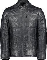 Donders Jas Leather Jacket 52302 Blue Night Mannen Maat - 52
