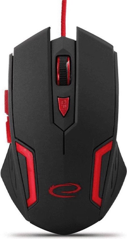 Esperanza Fighter MX205 Optische Gaming Muis - Zwart/Rood