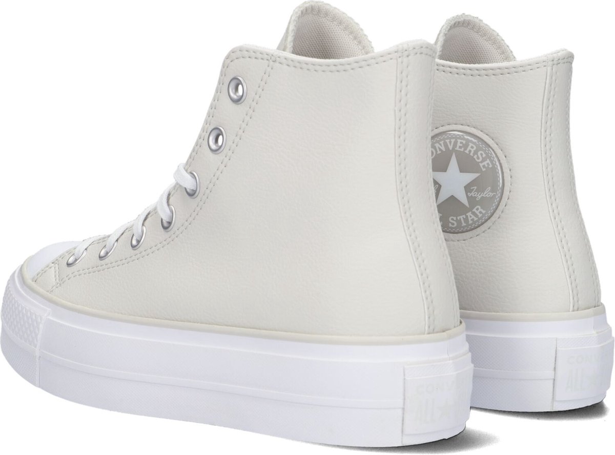 Converse Chuck Taylor All Star Lift Hi Hoge sneakers - Dames - Beige - Maat  36,5 | bol.com