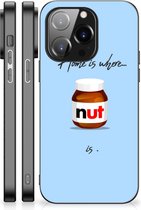 Leuk Hoesje iPhone 14 Pro Smartphone Hoesje met Zwarte rand Nut Home