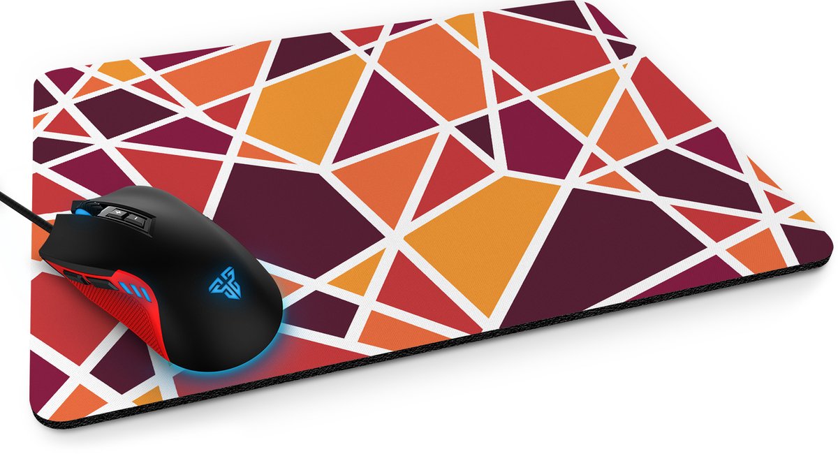 Muismat Gaming XL - Colorful Triangles