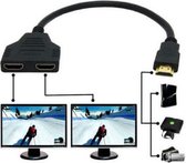 1080P HDMI-poort man naar 2 vrouwelijke 1 in 2 Out Splitter Kabel Adapter Converter