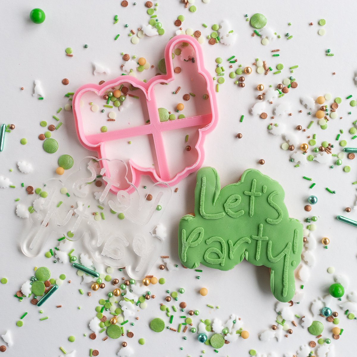 Let's Party! - Embosser met cookie cutter | Dinosaurus collectie