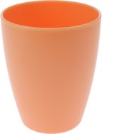 1x drinkbekers kunststof 340 ml oranje - Limonade bekers - Campingservies/picknickservies