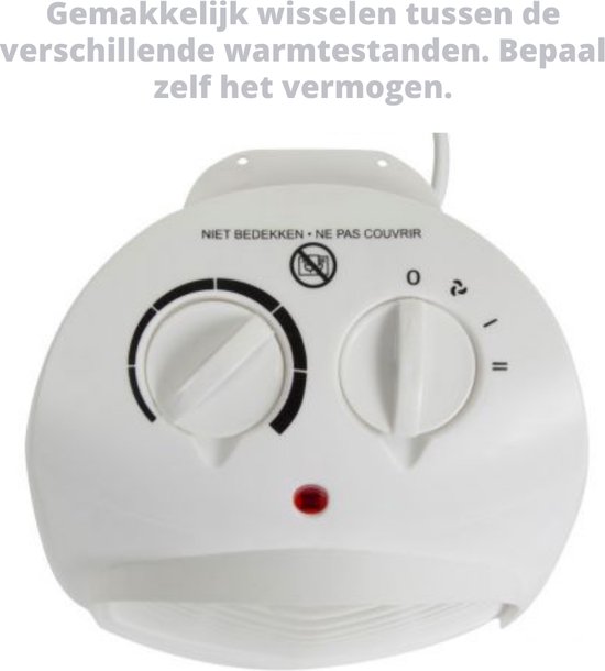 Ufesa Persei Compacte Elektrische Kachel, 3 Standen, 2 Vermogensniveaus, 2000W, Ventilatiefunctie, Verstelbare Thermostaat, Blauw Ufesa Persei Compacte Elektrische Kachel, 3 Standen, 2 Vermogensniveaus, 2000W, Ventilatiefunctie, Verstelbare Thermostaat, Blauw