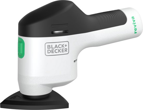 BLACK+DECKER REVDS12C-QW Reviva detailschuurmachine - 12V - duurzaam - LED verlichting