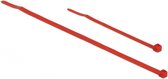 Tie-wraps 100 x 2,5mm / rood (25 stuks) + 200 x 3,5mm / rood (25 stuks)