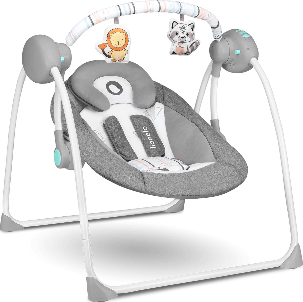 Lionelo Rina - Babyschommel - 2 in 1 - 360° Draaibare zitje - 2-traps