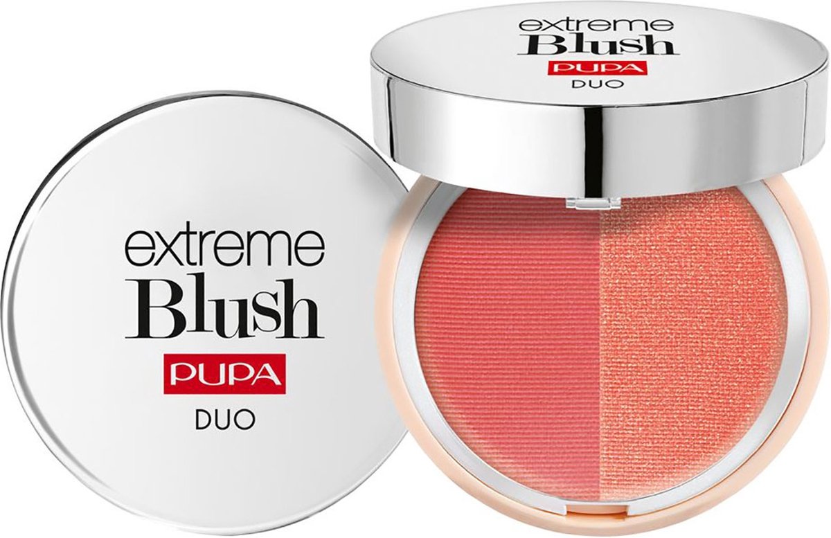 PUPA Face Make-Up Extreme Blush Duo 130 Matt Salmon - Radiant Peach