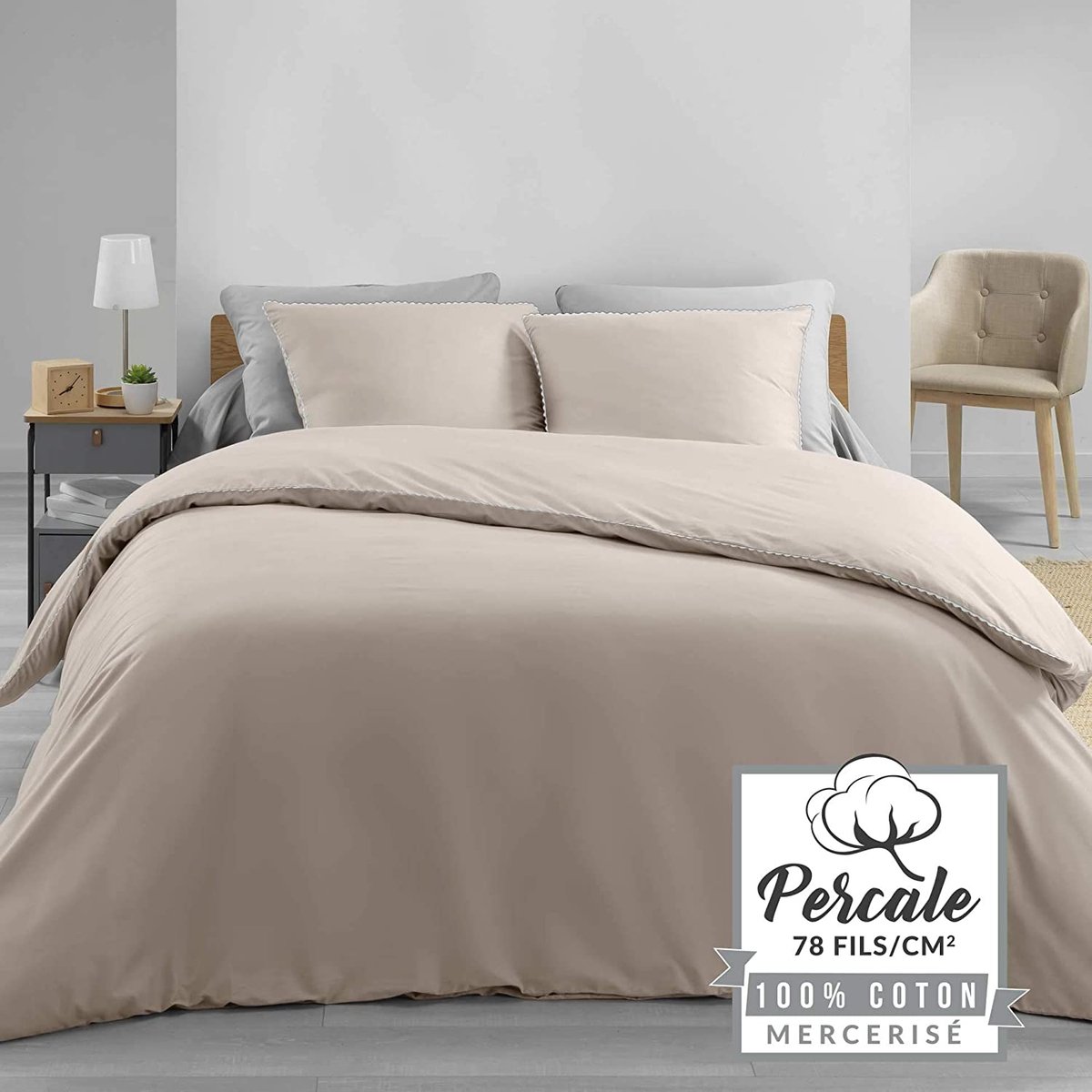 100% katoen , Beddengoedset , dekbedovertrek , Fantastisch patroon 240 x 22