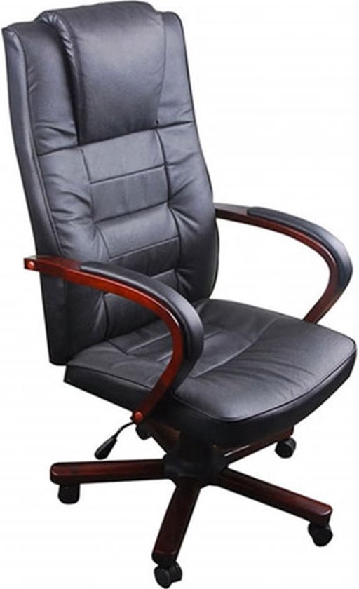 vidaXL - Bureaustoel - directie - zwart