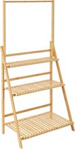 Bloempot trap ladder Brändö 144x70x39,5 cm bamboe