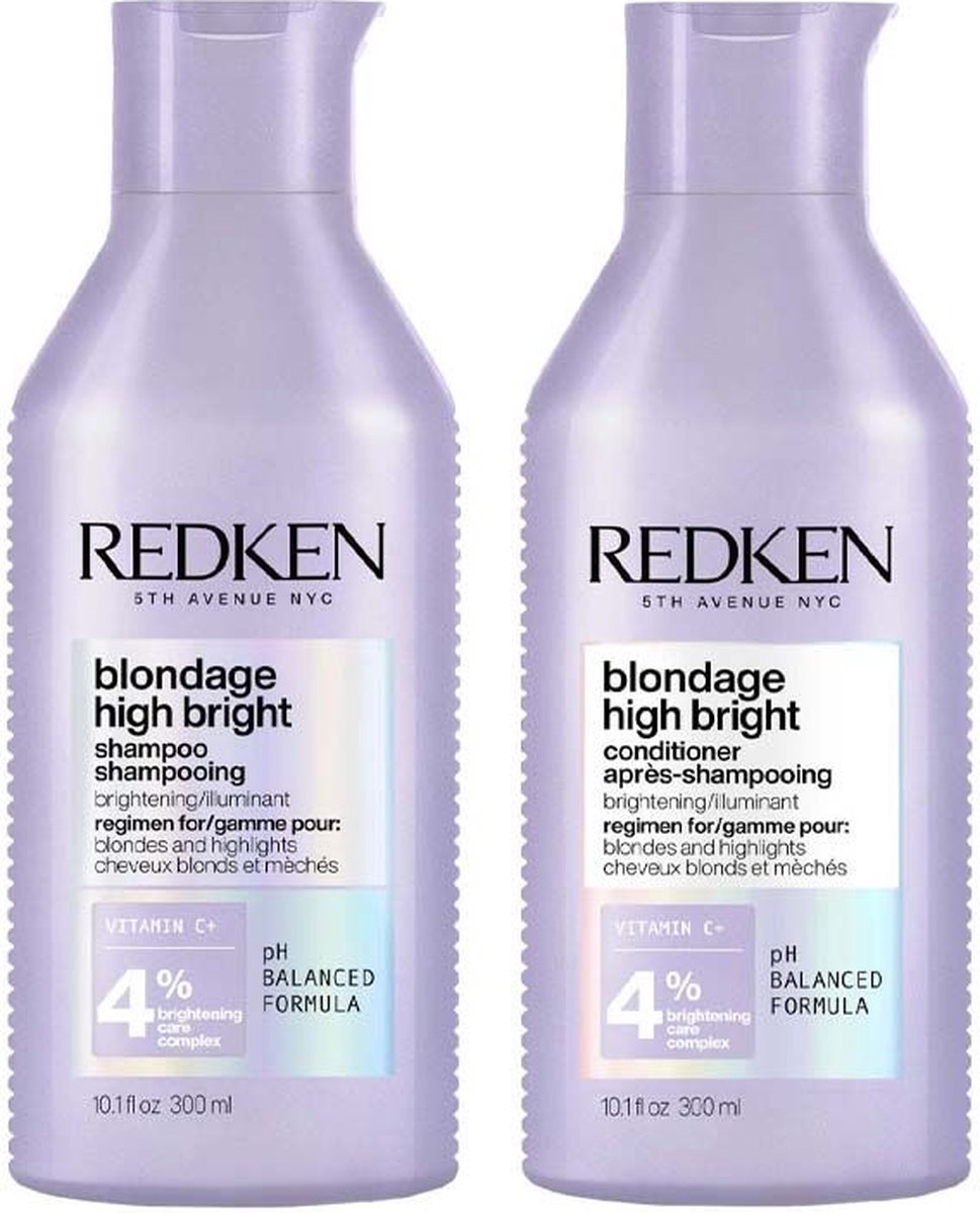 Redken Blondage High Bright Shampoo 300ml + Conditioner 300ml