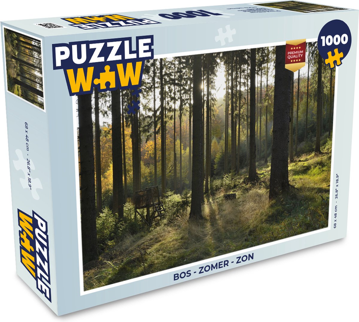 Puzzle 1000 pcs Forêt enchantée : Richard Collingridge - Calypto - BCD