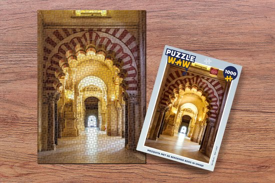 Puzzel Mezquita met de beroemde boog in Spanje - Legpuzzel - Puzzel 1000 stukjes volwassenen - PuzzleWow