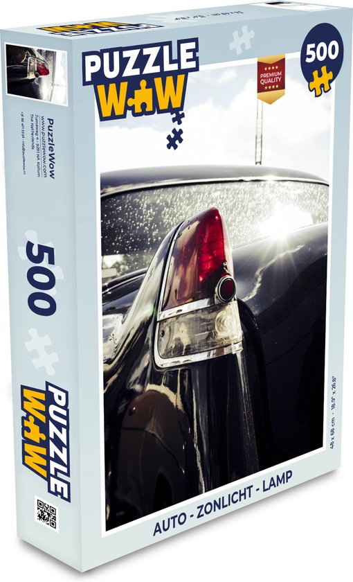 Puzzel Auto - Zonlicht - Lamp - Legpuzzel - Puzzel 500 stukjes | bol.com