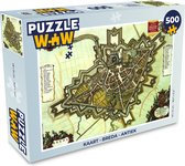 Puzzel Kaart - Breda - Antiek - Legpuzzel - Puzzel 500 stukjes