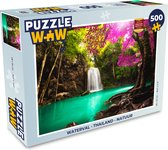Puzzel Waterval - Thailand - Natuur - Legpuzzel - Puzzel 500 stukjes