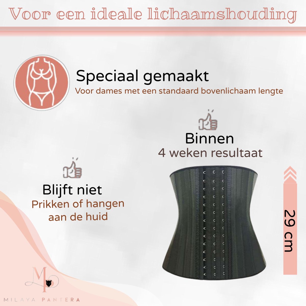 XL Beige Waist trainer snel afvallen corset body shaper dames buikband na  zwangerschap