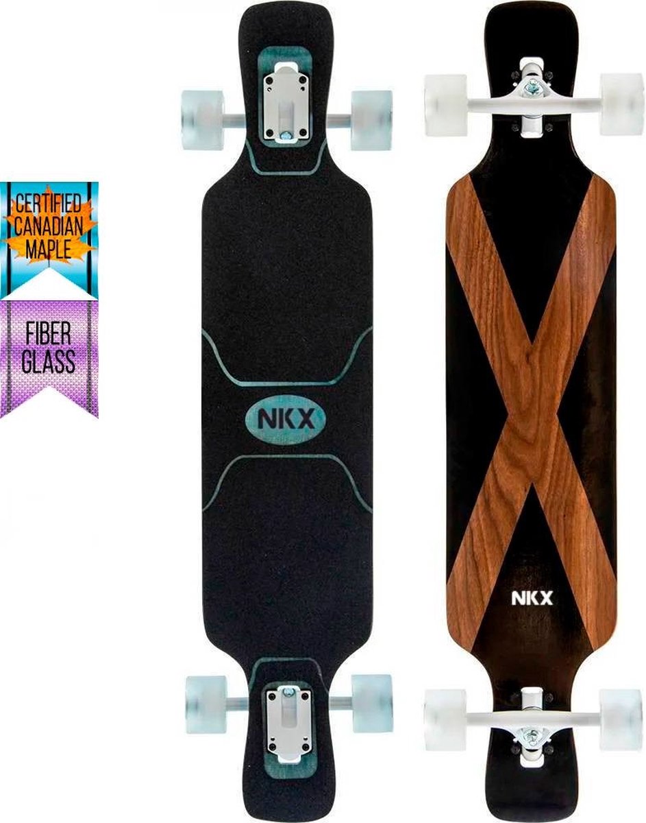 NKX Signature Flex1 longboard Walnut 39 5 Bruin