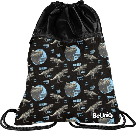 BeUniq Gymtas, Dino - Zwemtas - 47 x 37 cm - Polyester