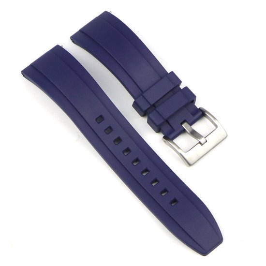 Bracelets De Montre En Silicone Axcellent - Largeur 18/20/22/24 Mm - Déclipsage Rapide, Caoutchouc Souple - Pour Montres Et Smartwatches