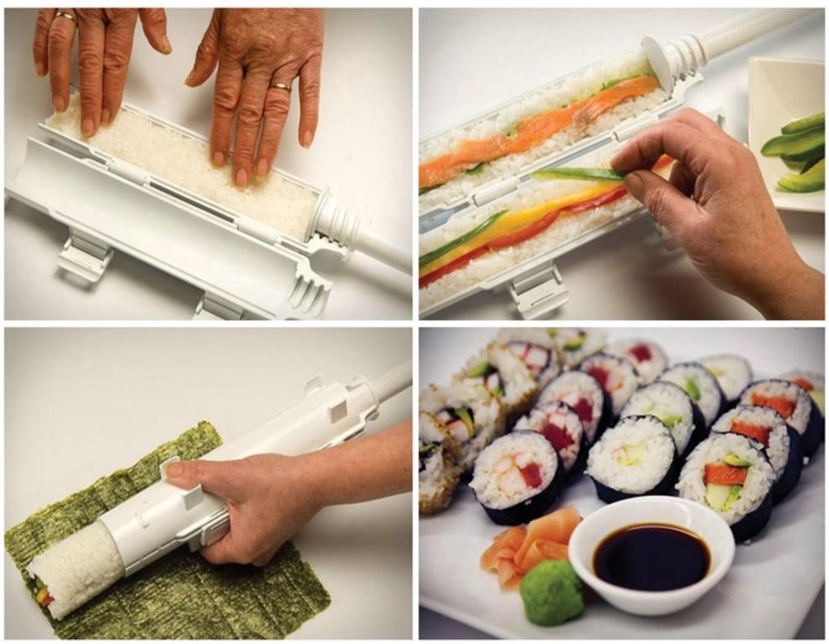 eiwit Boost Buiten Igoods Sushi Maker - Sushi Bazooka - Zelf Sushi Maken | bol.com