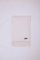 Backbone Cashmere Sjaal Oversized Pearl White 70cm x 200cm