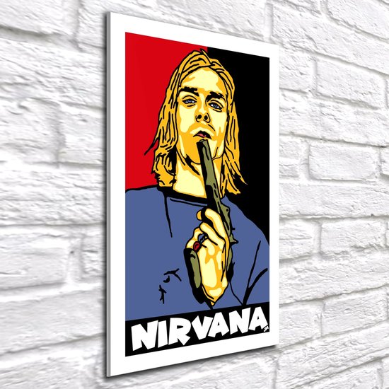 Pop Art Kurt Cobain Nirvana Poster - 90 x 60 cm Fotopapier Mat 180 gr -  Popart... | bol.com