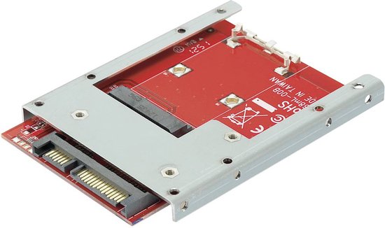 Convertisseur d'interface Renkforce [1x SATA mâle 7 15 pôles - 1x mSATA femelle
