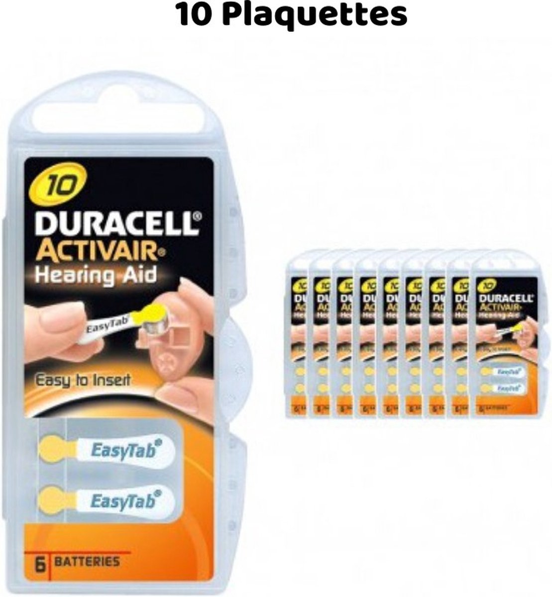 Hörgerätebatterie Duracell ActivAir 10 - Sparpack main image 1