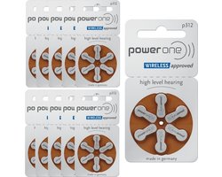PowerOne p312 - PR41 - 10 pakjes - 60 batterijen