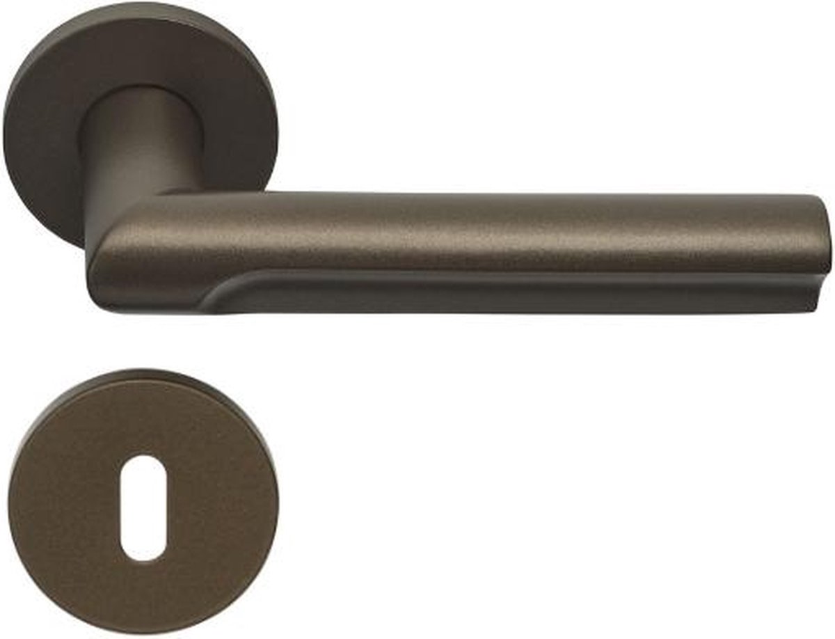 FORMANI - Deurkruk - David Rockwell - Deurklink - ECLIPSE DR103-G - brons - design - sleutelplaatje