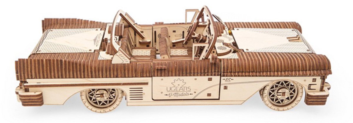 UGEARS Houten 3D Model - Droomcabriolet VM-05 — afbeelding 15