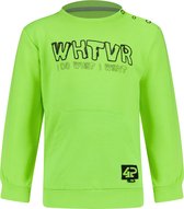 4President - Jongens sweater -Light Bright Green- Maat 92