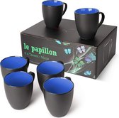 mokkakopjes , Koffiekopjes , espressokopjes - kopjes - Cappuccino kopjes / SET  6