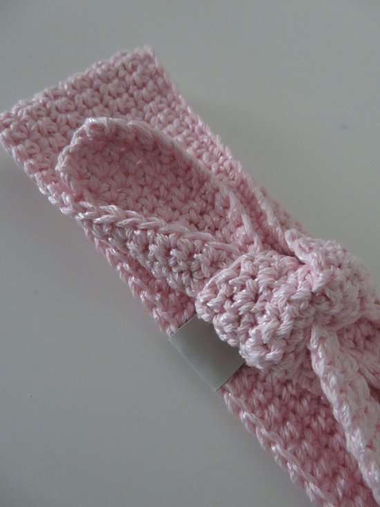 Bandeau pour Bébé / Kinder - bandeau - cache-oreilles - hiver - 1-2 mois - rose - (fait main Sweet Bébé Bedstraw)