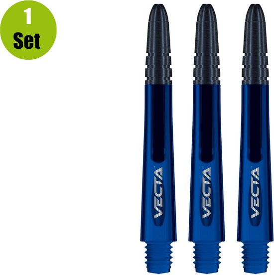 WINMAU - Vecta Dartschachten Blauw, Korte - 1 set per pakket (3 Dartschachten in totaal) van Winmau — afbeelding 4