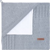Baby'S Only Bathcape - Châle Baby'S Only - Cable Chenille Light Grey