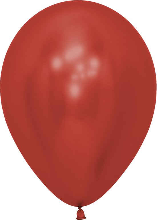 SEMPERTEX  REFLEX CRYSTAL ballon, Latex, Rood, 30 cm, 50 stuk(s)