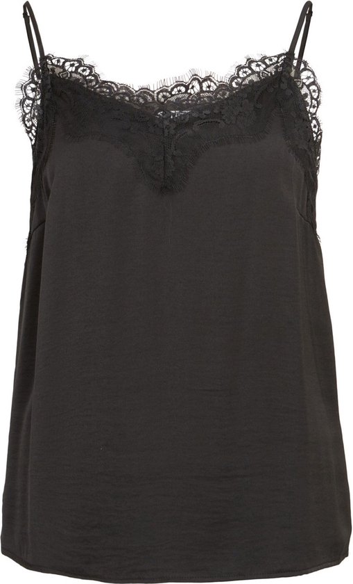 VILA GmbH / Damen-Shirt / VICAVA V-NECK LACE SINGLET- NOOS